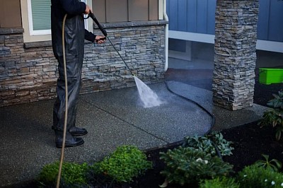 Pressure washing
